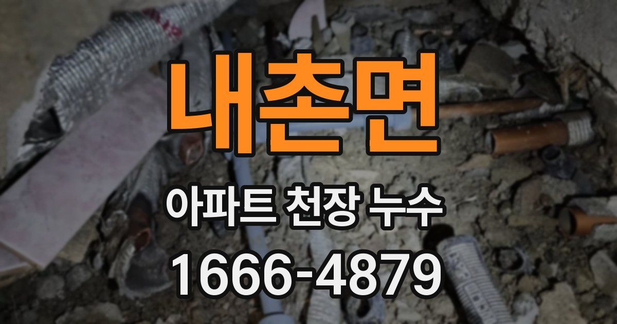 내촌면 아파트 천장 누수