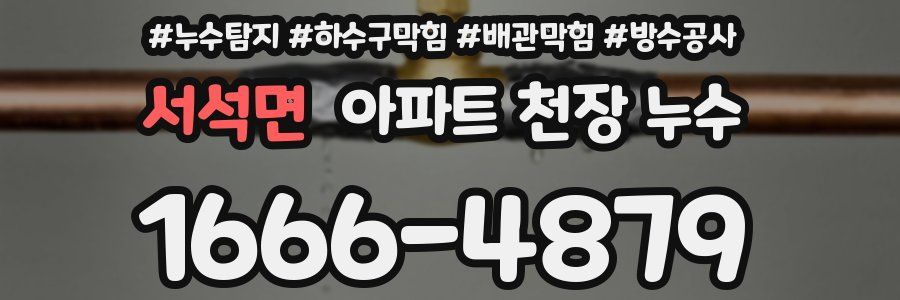 서석면 아파트 천장 누수