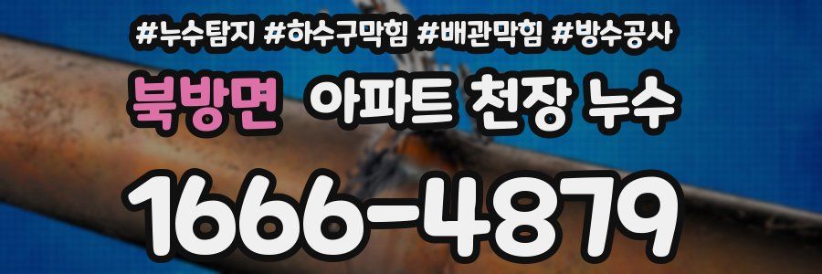 북방면 아파트 천장 누수