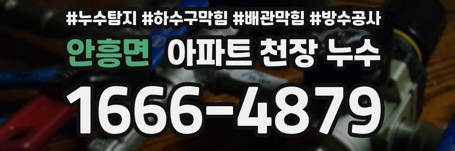 안흥면 아파트 천장 누수