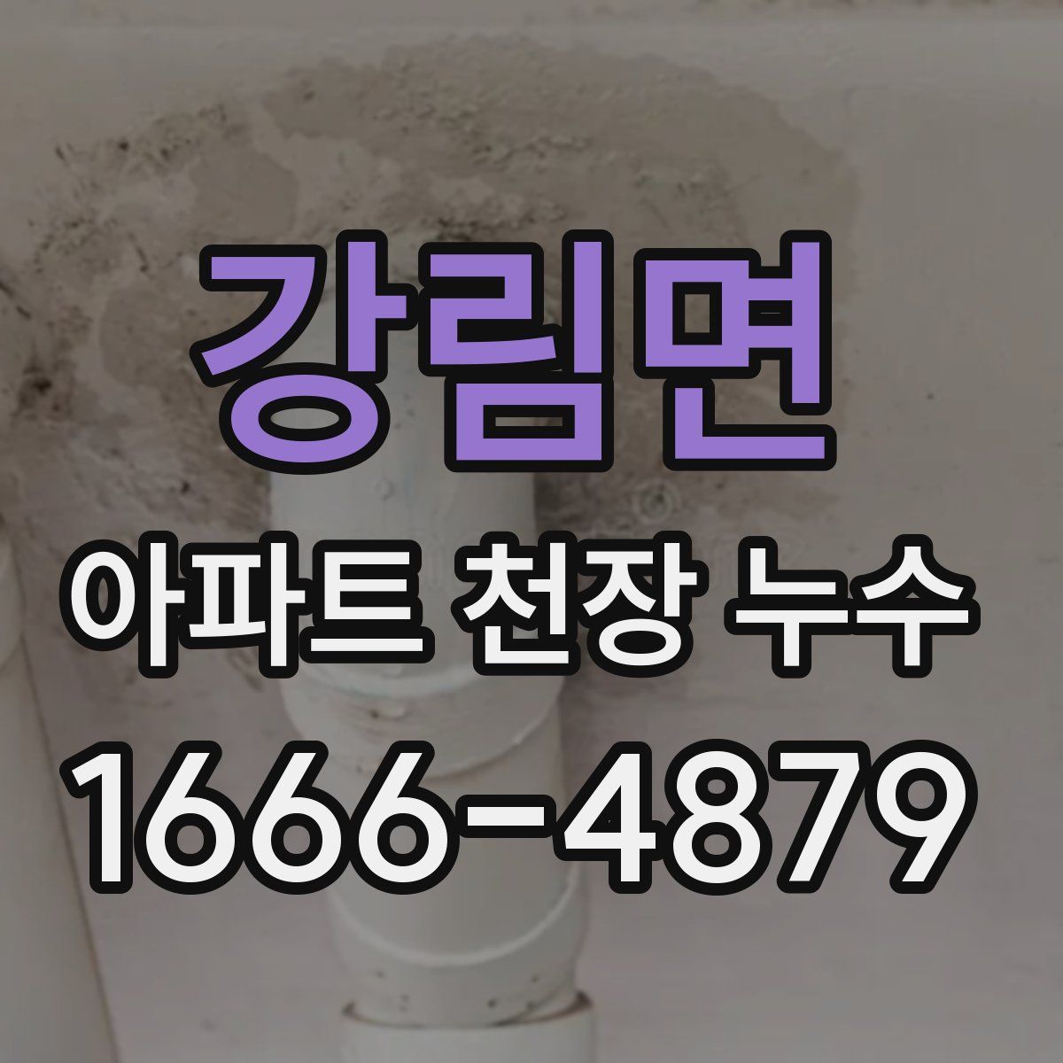 강림면 아파트 천장 누수