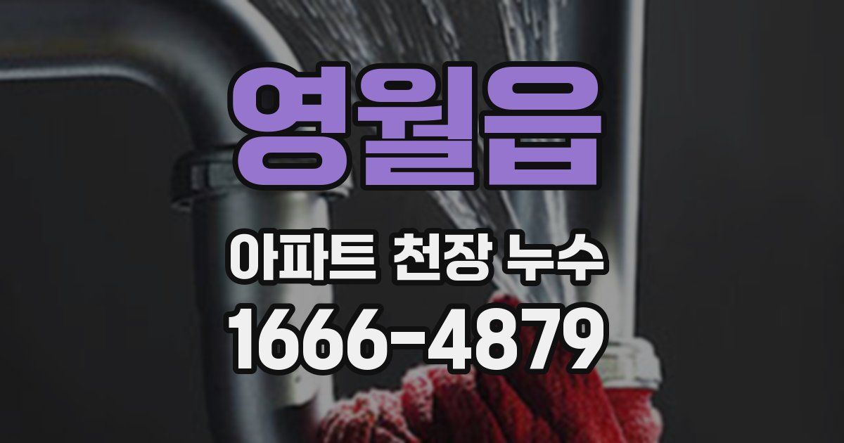 영월읍 아파트 천장 누수