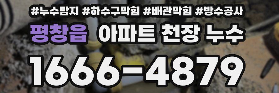 평창읍 아파트 천장 누수