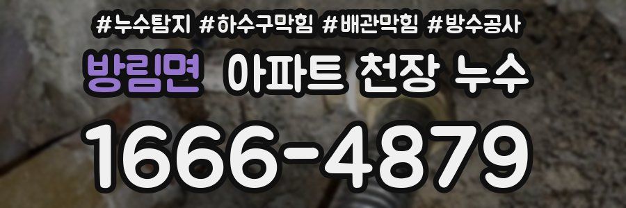 방림면 아파트 천장 누수