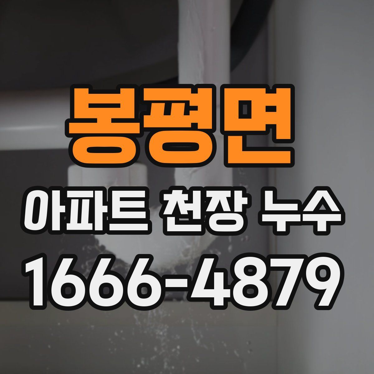 봉평면 아파트 천장 누수