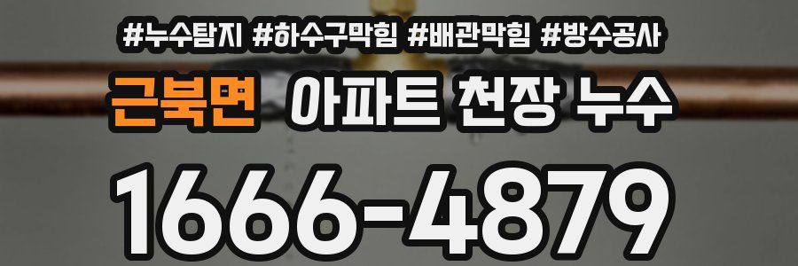 근북면 아파트 천장 누수