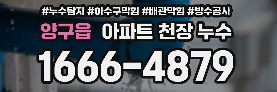 양구읍 아파트 천장 누수