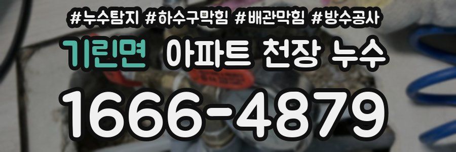 기린면 아파트 천장 누수