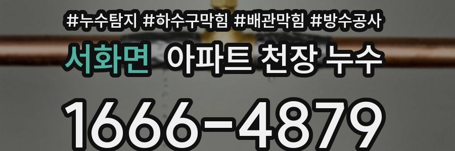 서화면 아파트 천장 누수