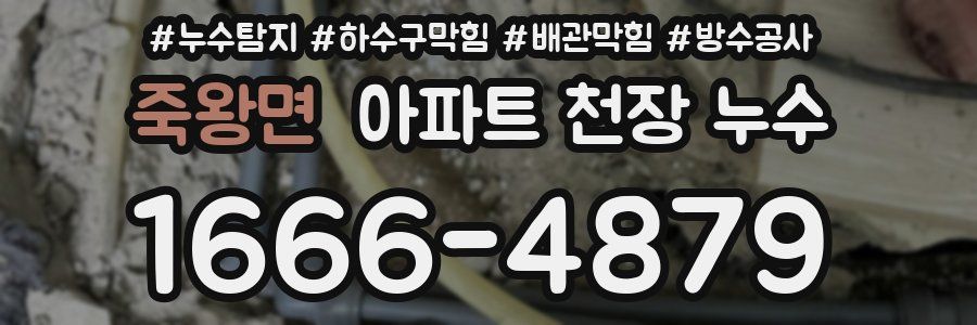 죽왕면 아파트 천장 누수