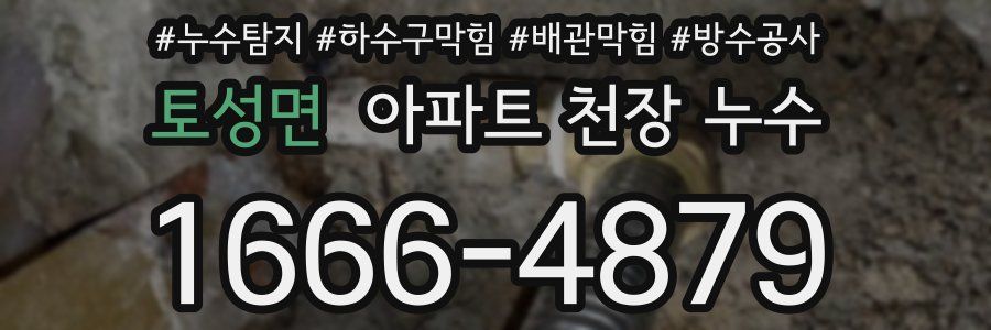 토성면 아파트 천장 누수