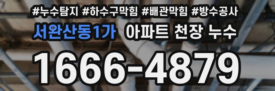 서완산동1가 아파트 천장 누수