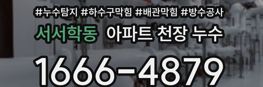 서서학동 아파트 천장 누수