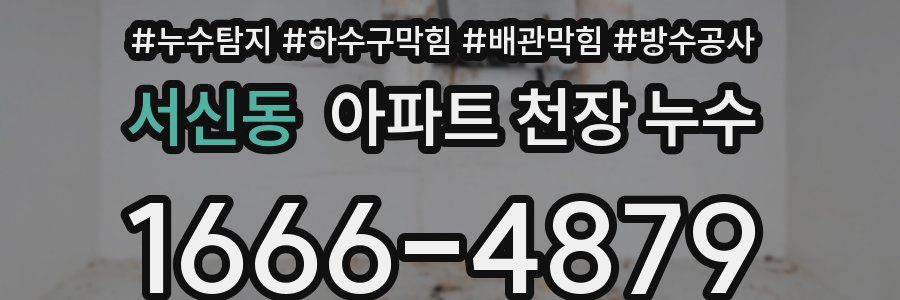 서신동 아파트 천장 누수