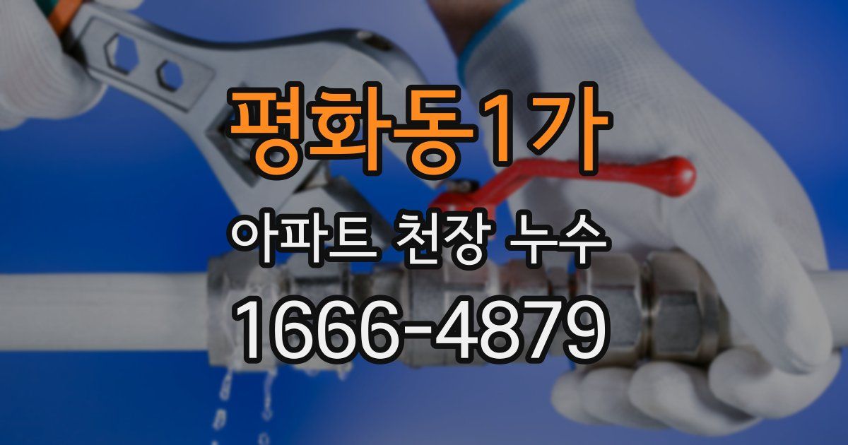평화동1가 아파트 천장 누수
