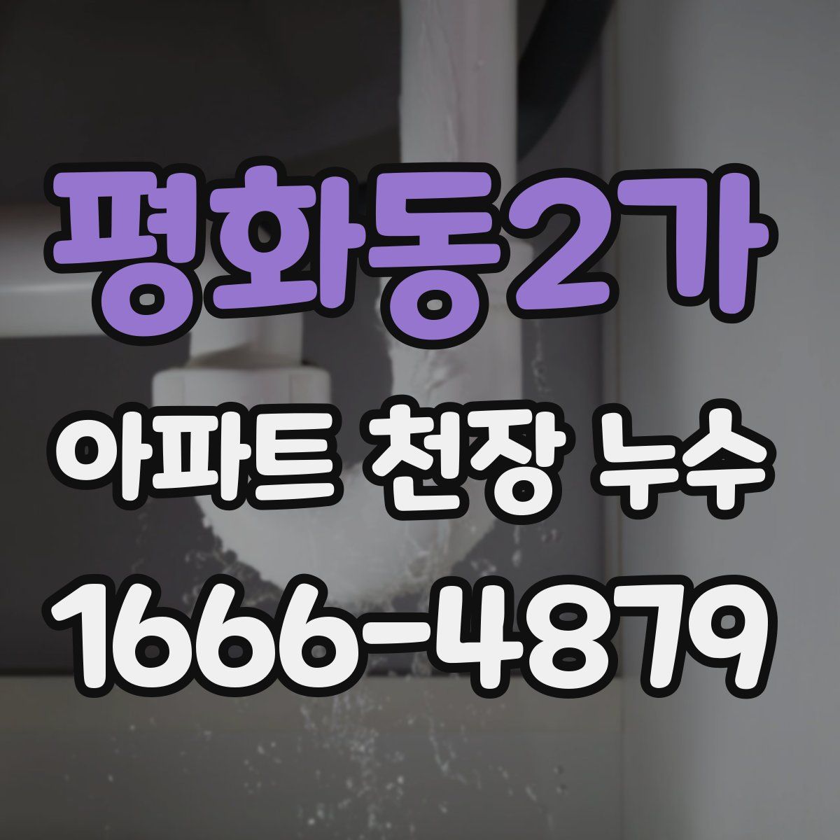 평화동2가 아파트 천장 누수