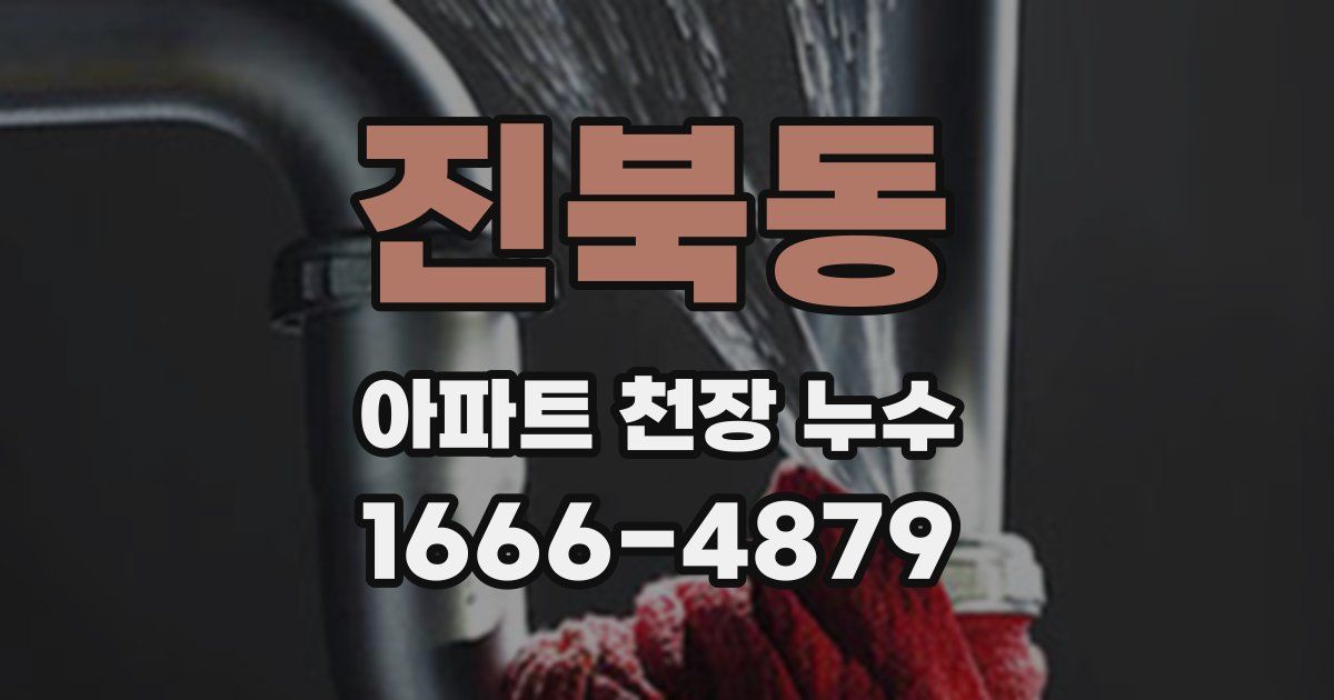 진북동 아파트 천장 누수