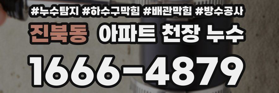 진북동 아파트 천장 누수