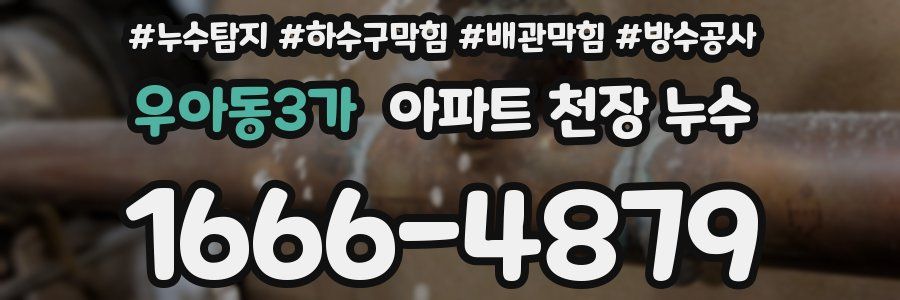 우아동3가 아파트 천장 누수