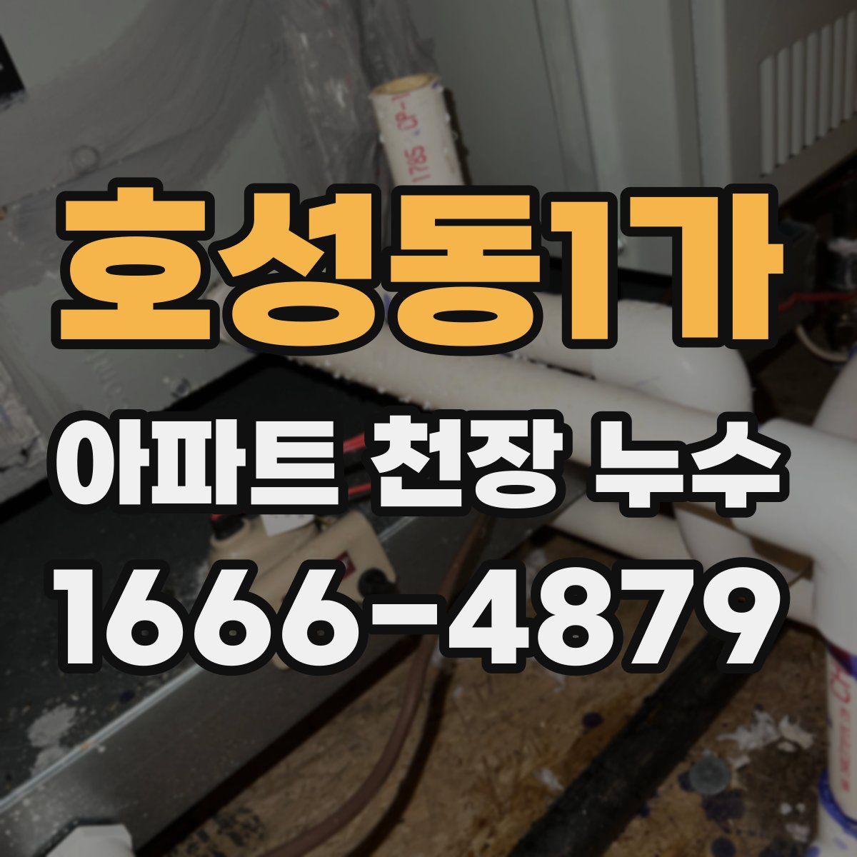 호성동1가 아파트 천장 누수