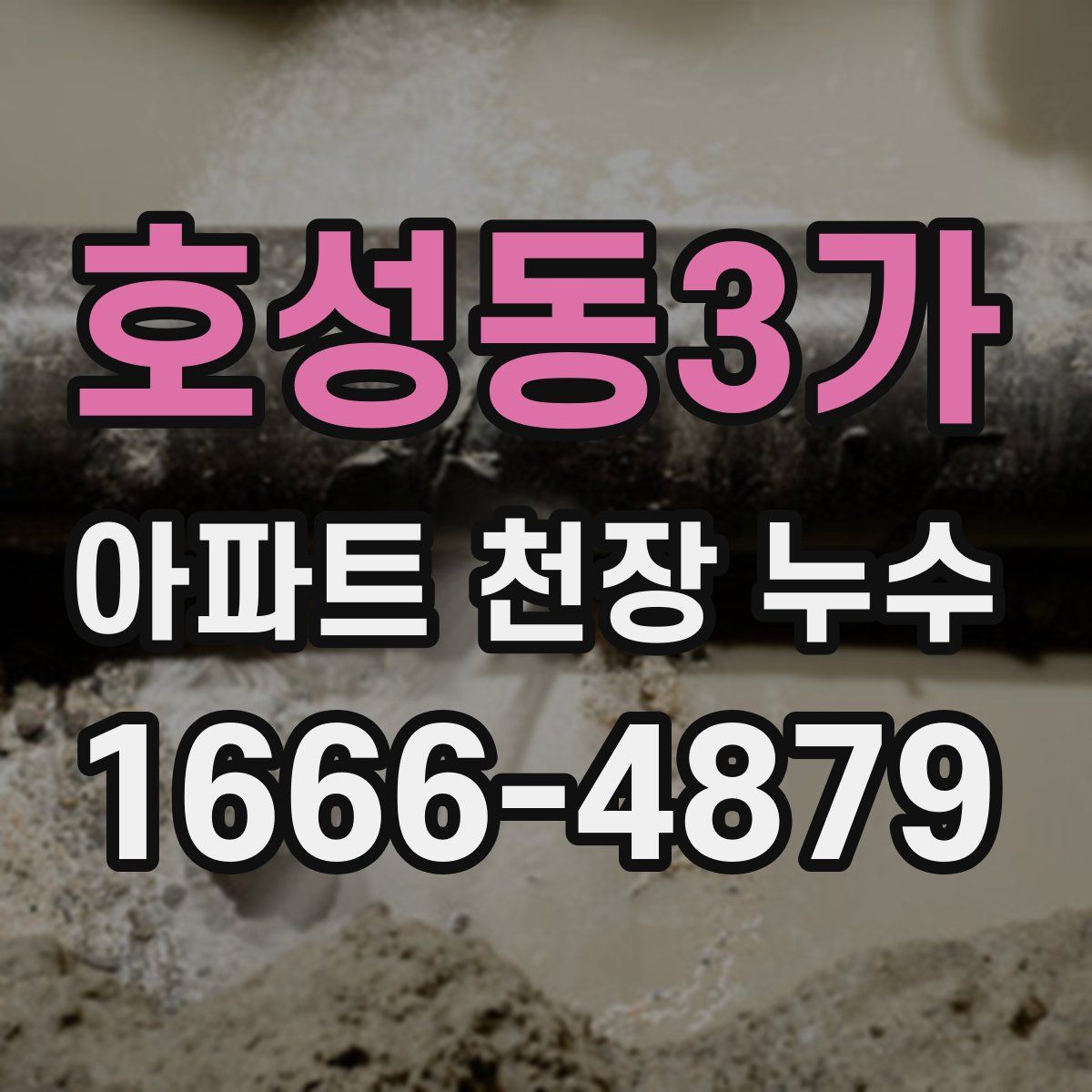 호성동3가 아파트 천장 누수