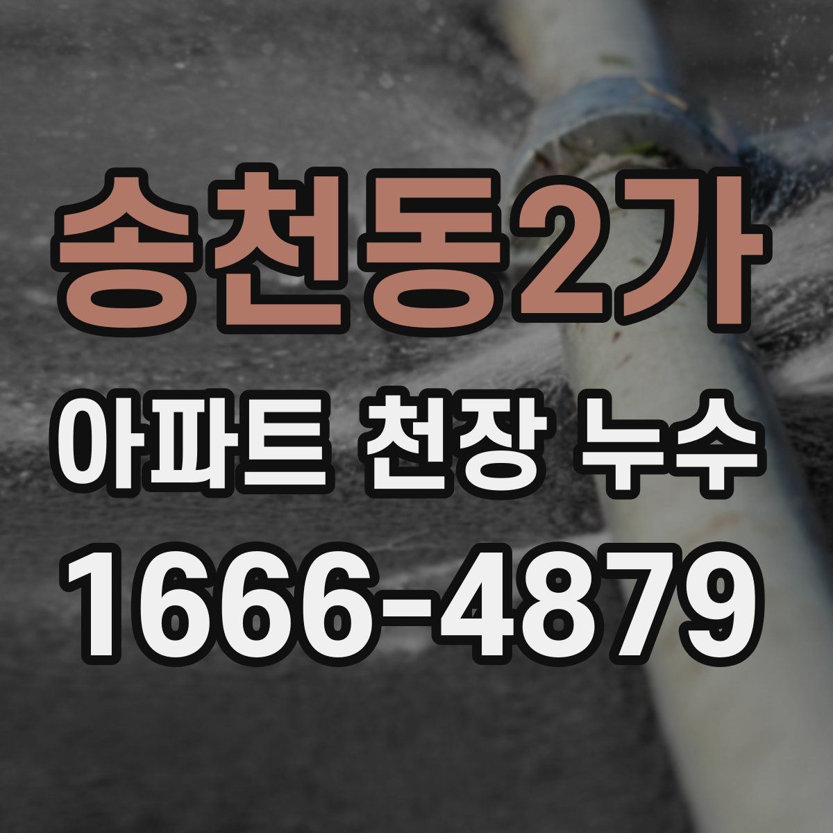 송천동2가 아파트 천장 누수