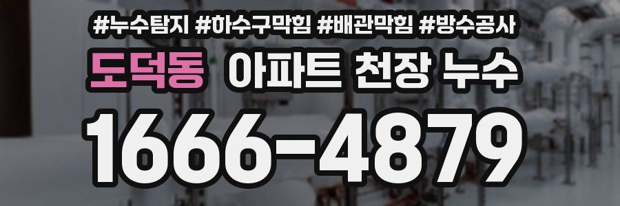 도덕동 아파트 천장 누수