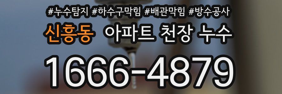 신흥동 아파트 천장 누수