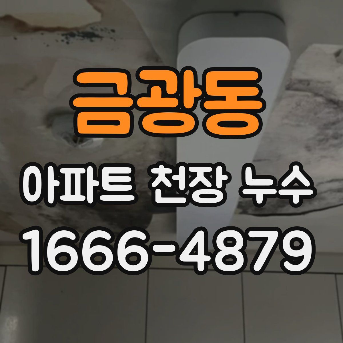 금광동 아파트 천장 누수
