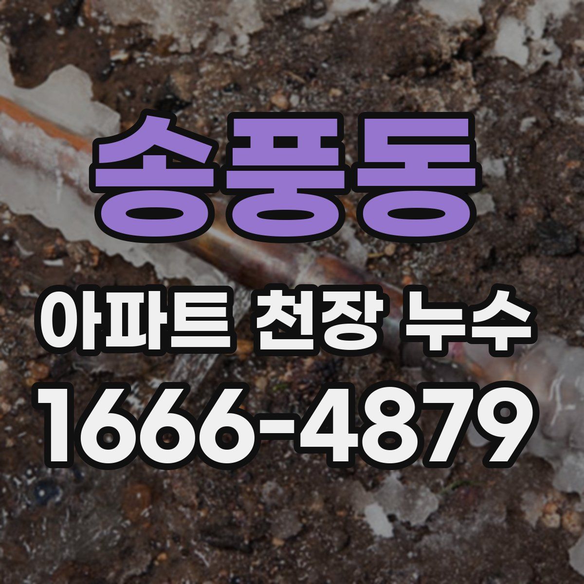 송풍동 아파트 천장 누수