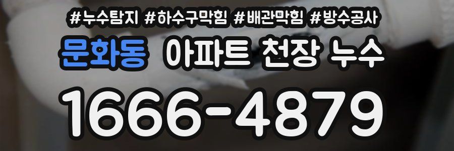 문화동 아파트 천장 누수