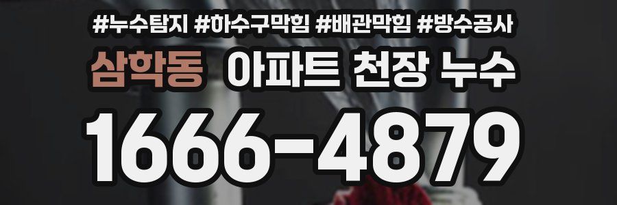 삼학동 아파트 천장 누수