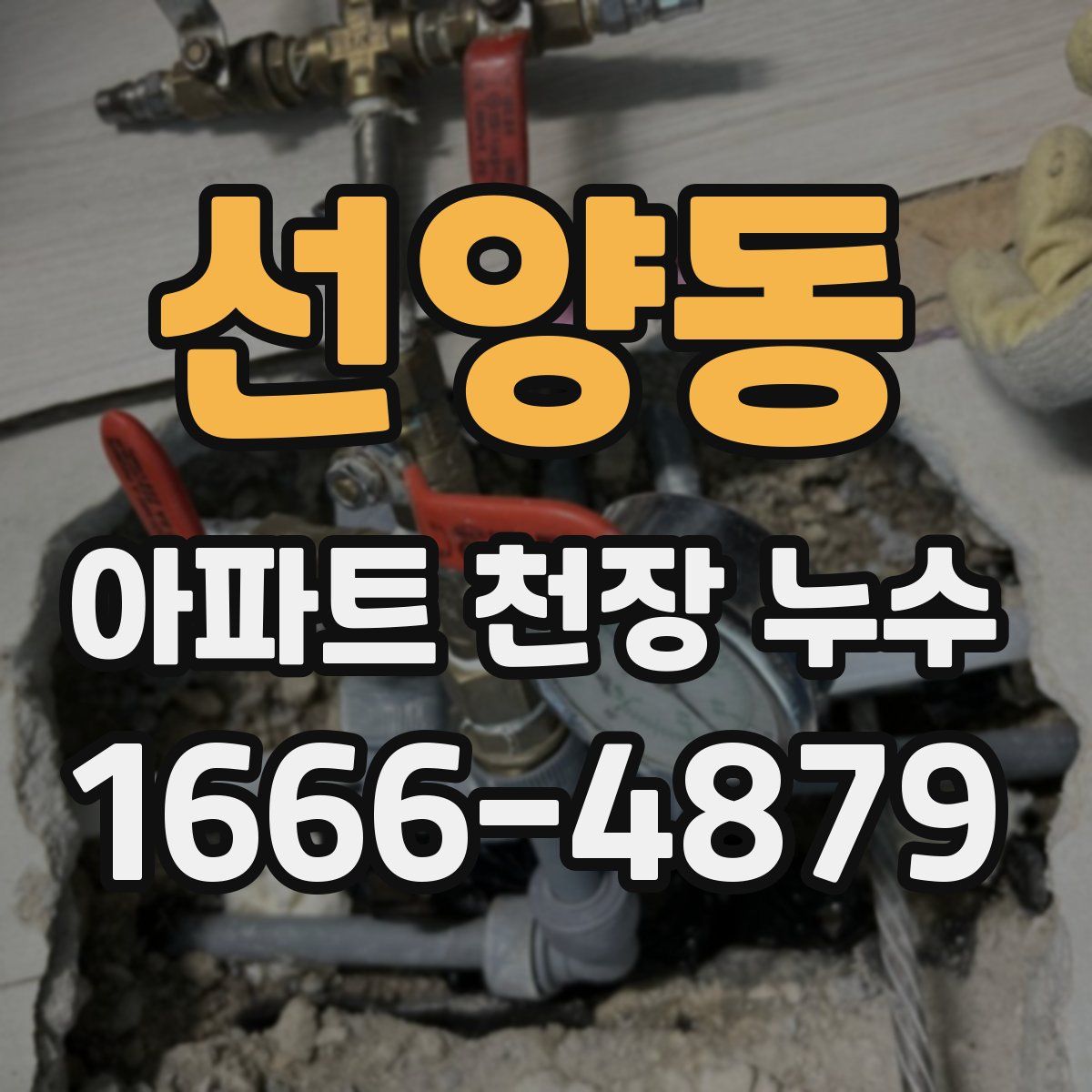 선양동 아파트 천장 누수