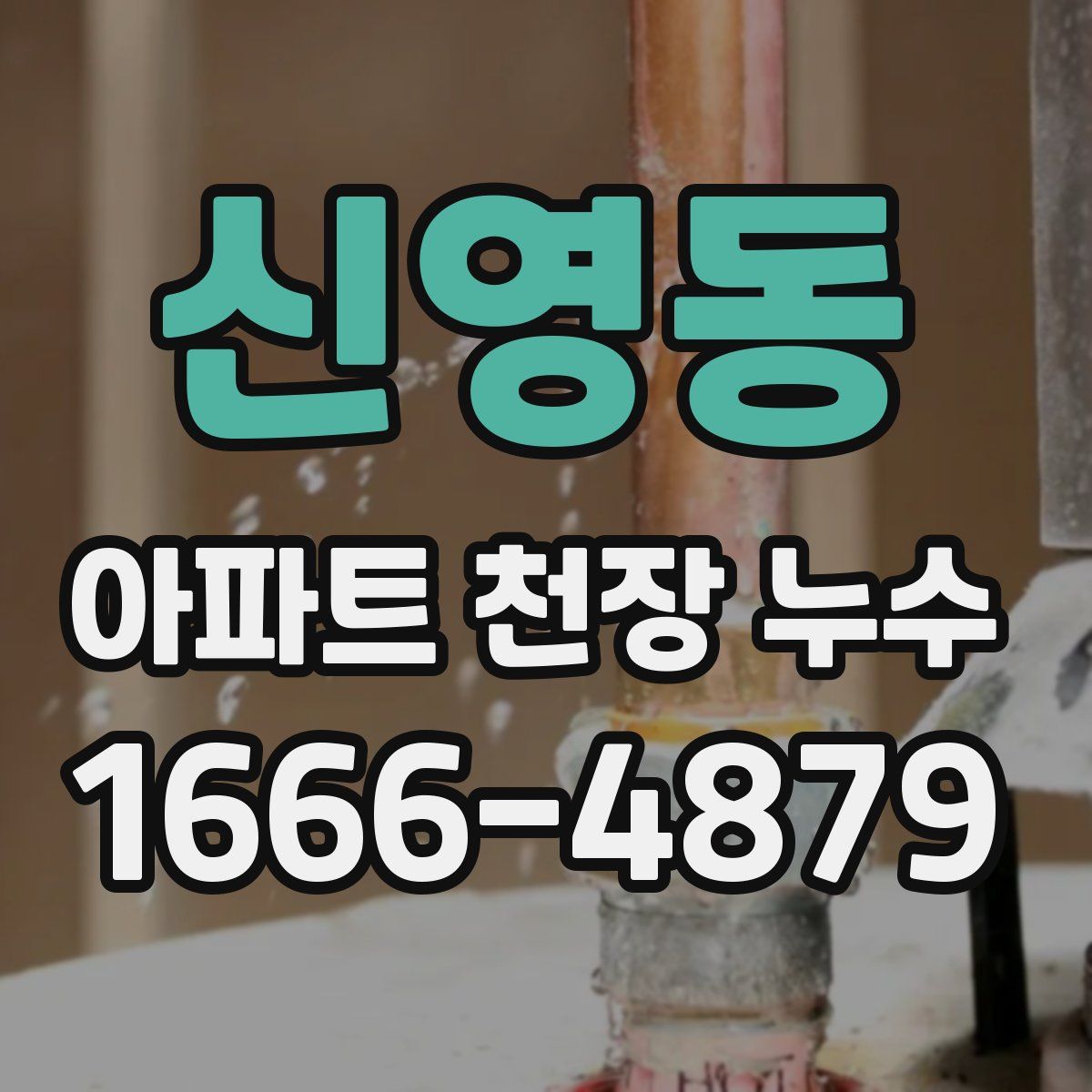 신영동 아파트 천장 누수