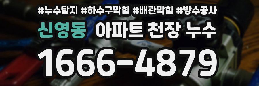 신영동 아파트 천장 누수