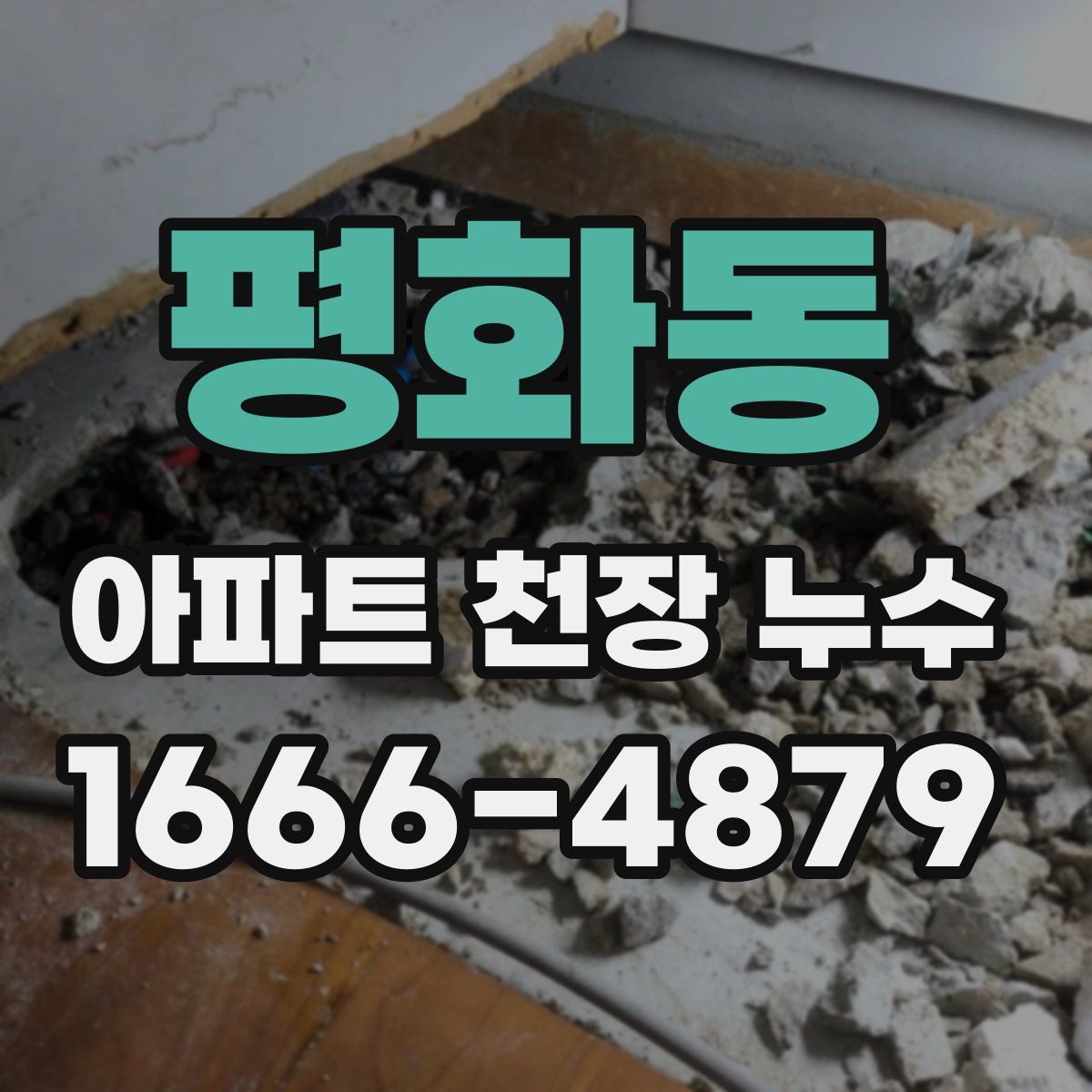 평화동 아파트 천장 누수