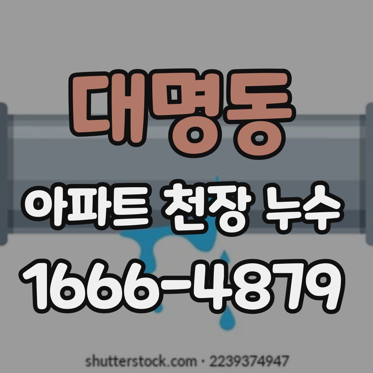대명동 아파트 천장 누수