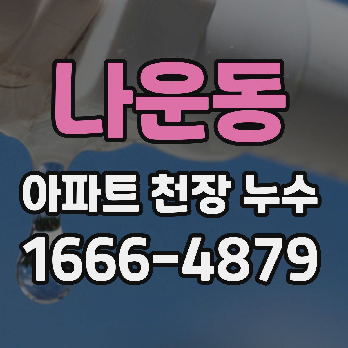 나운동 아파트 천장 누수