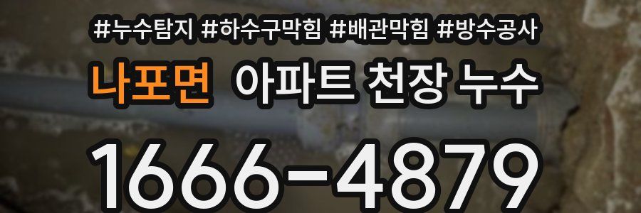 나포면 아파트 천장 누수