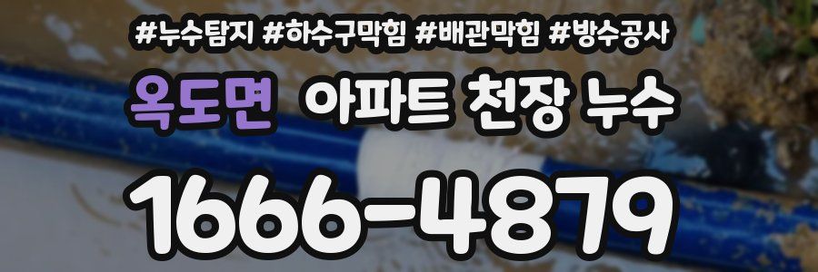 옥도면 아파트 천장 누수