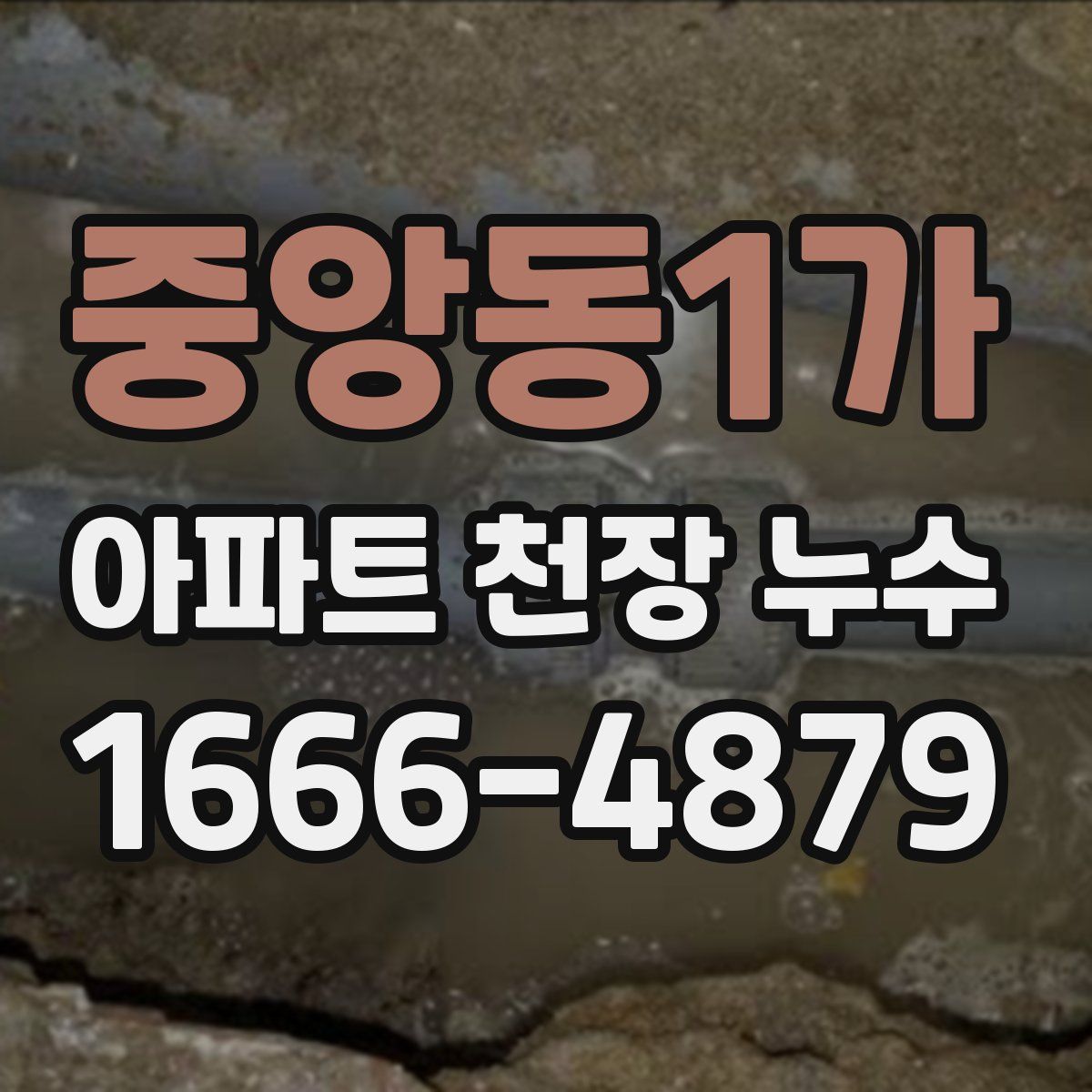 중앙동1가 아파트 천장 누수