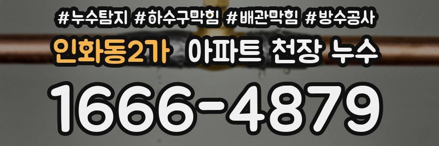 인화동2가 아파트 천장 누수