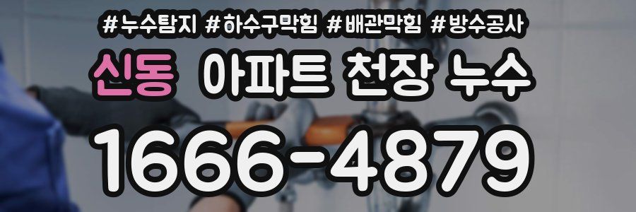 신동 아파트 천장 누수