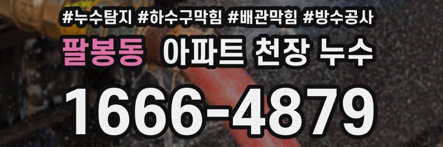 팔봉동 아파트 천장 누수