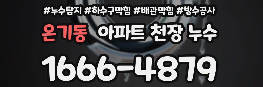 은기동 아파트 천장 누수