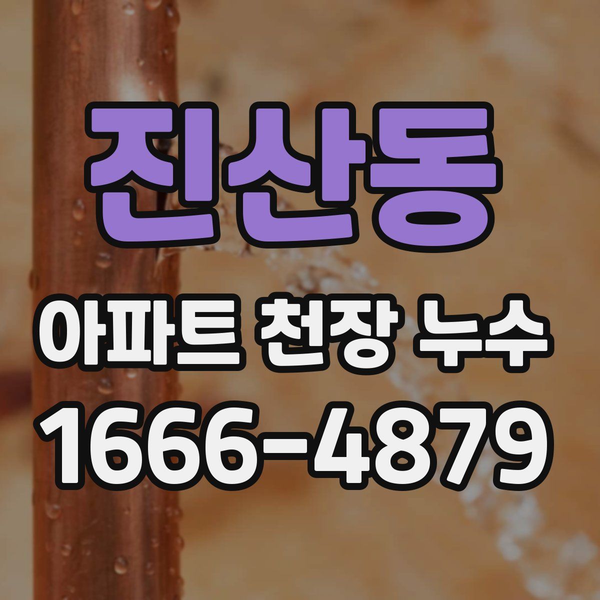 진산동 아파트 천장 누수