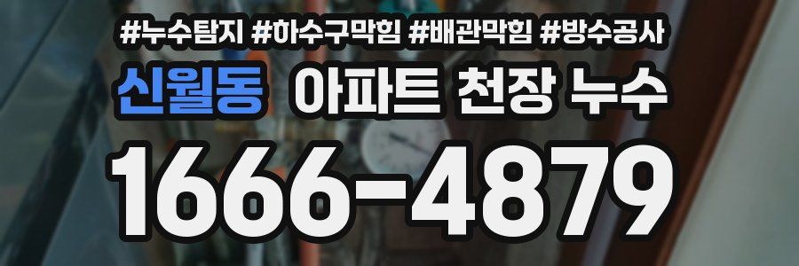 신월동 아파트 천장 누수