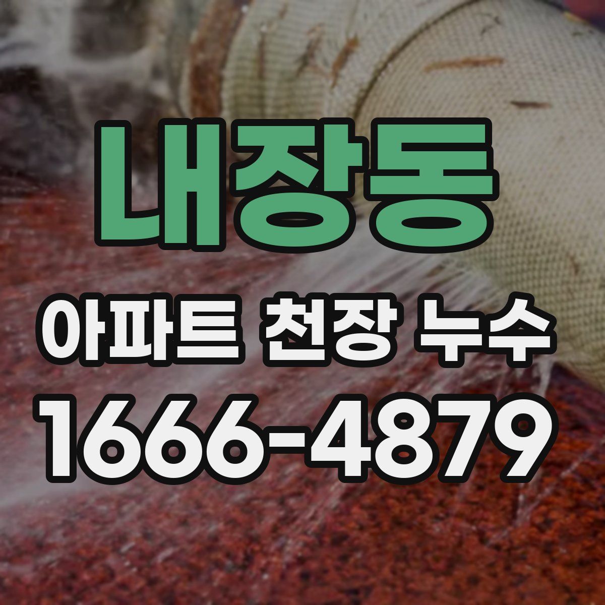 내장동 아파트 천장 누수