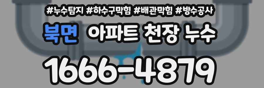 북면 아파트 천장 누수
