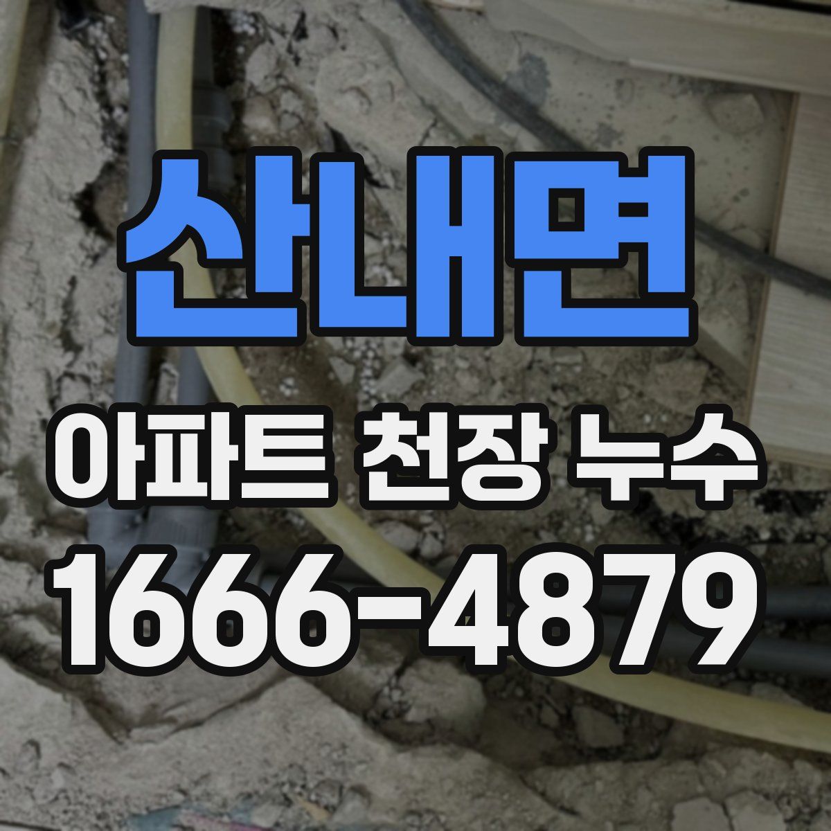 산내면 아파트 천장 누수